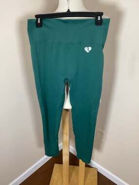 Women's Best Power Seamless Leggings Green Size XL